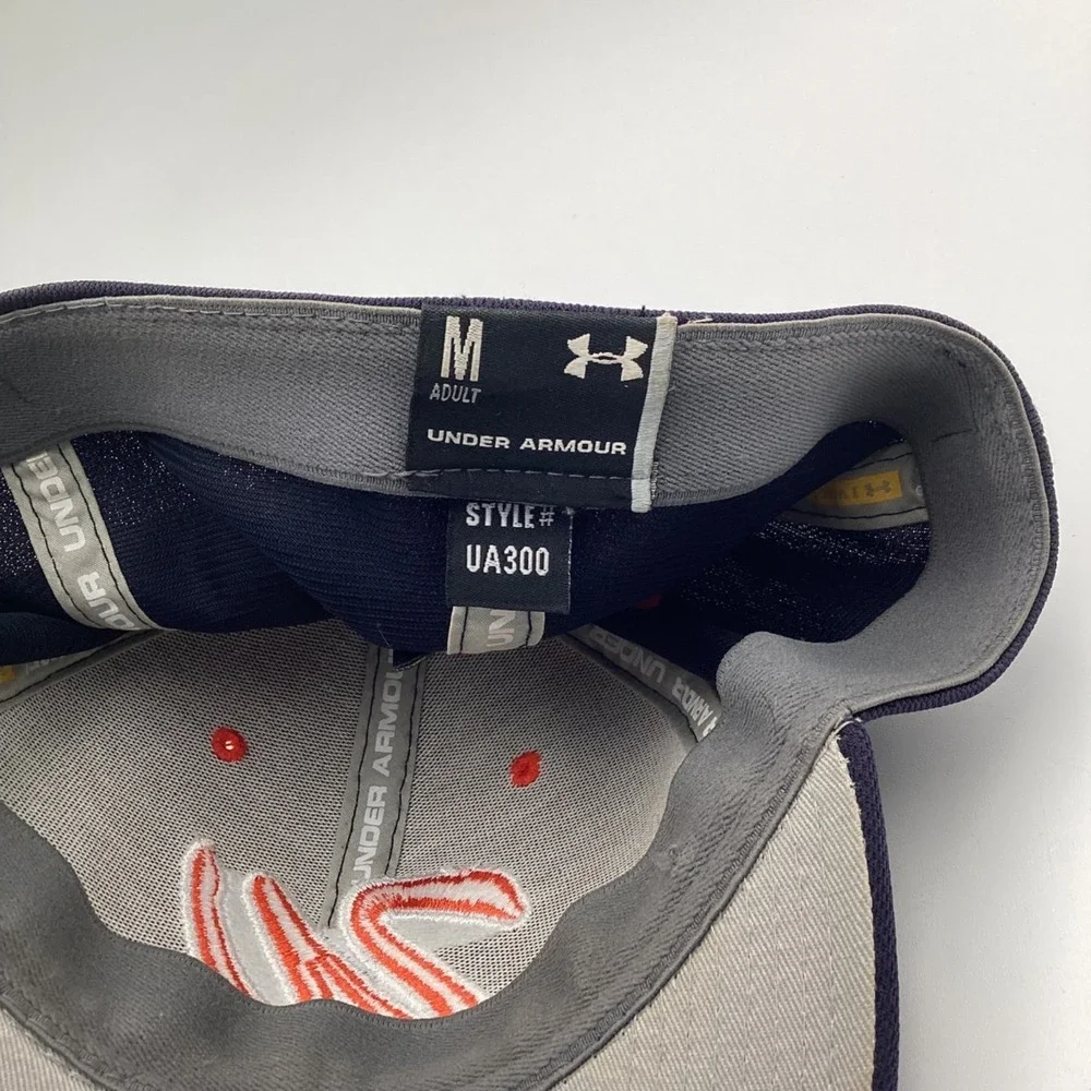 Under Armour Purple Baseball Cap‎ With Orange 